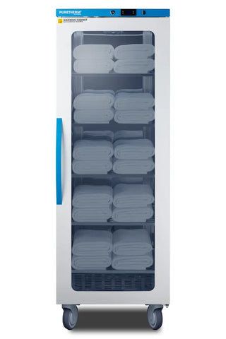Accucold AWC12PB 24" Wide Blanket Warmer with Glass Door and Antimicrobial Handle, 12.54 cu.ft. 
