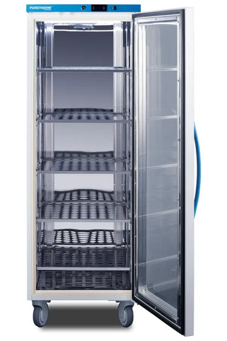 Accucold AWC12PB 24" Wide Blanket Warmer with Glass Door and Antimicrobial Handle, 12.54 cu.ft. 
