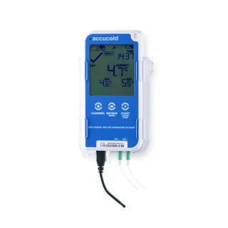 Accucold DL22BWIFIKIT WiFi Enabled Dual Channel Digital Data Logger (DDL), Large Storage Capacity