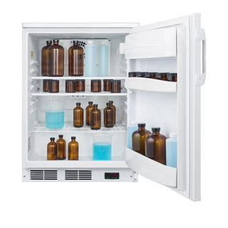 Accucold FF6LWBIPLUS2 24" Wide Built-In All-Refrigerator with NIST Calibrated Thermometer, 5.5 cu.ft.