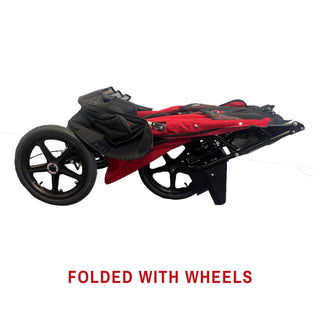 Adaptive Star Axiom Endeavour Folding Special Needs All-Terrain Push Chair, 3 Size Options, Red or Navy
