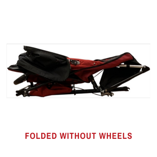 Adaptive Star Axiom IMPROV All-Terrain Special Needs 16” Front Wheel Push Chair, 2 or 3 Size, Red or Navy