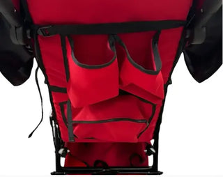 Adaptive Star Axiom LASSEN Special Needs 4 Wheeled Foldable Push Chair, 2/3/4 Size Options, Red or Navy