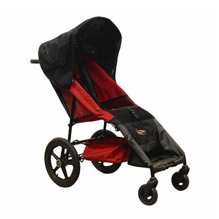 Adaptive Star Axiom LASSEN Special Needs 4 Wheeled Foldable Push Chair, 2/3/4 Size Options, Red or Navy