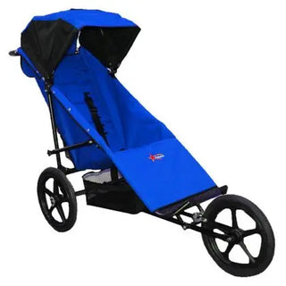 Adaptive Star Axiom PHOENIX Special Needs Foldable All-Terrain 3 Wheeled Push Chair, Red or Royal Blue