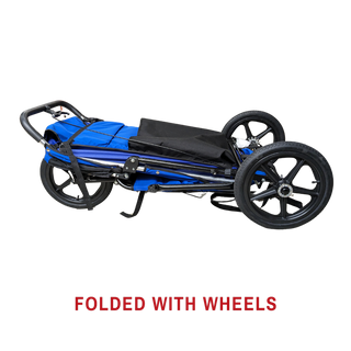 Adaptive Star Axiom PHOENIX Special Needs Foldable All-Terrain 3 Wheeled Push Chair, Red or Royal Blue