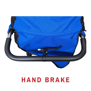 Adaptive Star Axiom PHOENIX Special Needs Foldable All-Terrain 3 Wheeled Push Chair, Red or Royal Blue