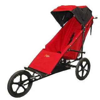 Adaptive Star Axiom PHOENIX Special Needs Foldable All-Terrain 3 Wheeled Push Chair, Red or Royal Blue
