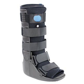 Advanced Orthopaedics 390AZ Low Profile black orthopedic boot with straps on a white background