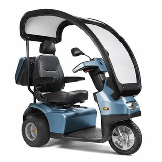 Afikim Afiscooter S3 Series 3-Wheel Heavy-Duty Mobility Scooter, S3 Touring AT All Terrain GT Canopy Edition