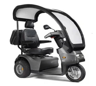 Afikim Afiscooter S3 Series 3-Wheel Heavy-Duty Mobility Scooter, S3 Touring AT All Terrain GT Canopy Edition