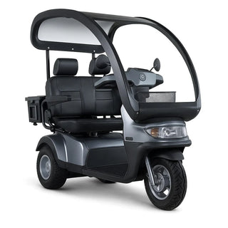 Afikim Afiscooter S3 Series 3-Wheel Heavy-Duty Mobility Scooter, S3 Touring AT Duo 2-Passenger GT Dual Canopy Edition