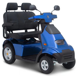 Afikim Afiscooter S4 Series 4-Wheel Heavy-Duty Mobility Scooter, S4 Duo 2-Passenger Edition