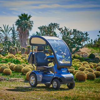 Afikim Afiscooter S4 Series 4-Wheel Heavy-Duty Mobility Scooter, S4 Touring Canopy Edition
