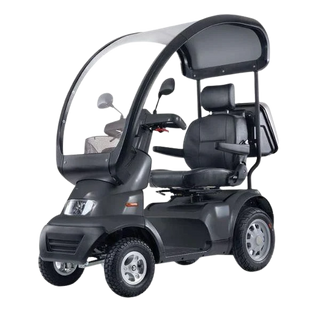 Afikim Afiscooter S4 Series 4-Wheel Heavy-Duty Mobility Scooter, S4 Touring Canopy Edition