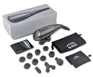 Air Relax Hammerz kit with interchangeable heads, pouches and box
