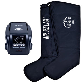 Air Relax Plus AR-3.0 control unit with a pair of leg sleeves