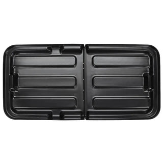 Alpine Industries ALP500-12-HL-BLK black hinged tilt truck lid, top view