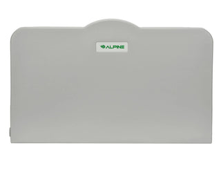 Alpine Industries ALP411 gray horizontal baby changing station, closed front view