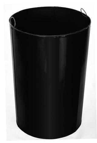 Alpine Industries ALP479-38 black liner with side handles that sits inside the receptacle