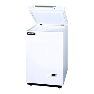 Arctiko SUF 100 Ultra Low Temperature Biomedical Chest Freezer w/ Solid Top, 2.5 Cu. Ft., (-40˚C / -86˚C)