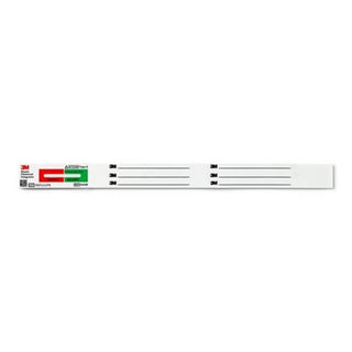 Attest™ 927927_CS Sterilization Chemical Integrator Strip White ruler with black measurement markings on a white background