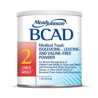 BCAD-2 773610_CS Oral Supplement MSUD Vanilla Flavor Powder 1 lb. Can on a white background