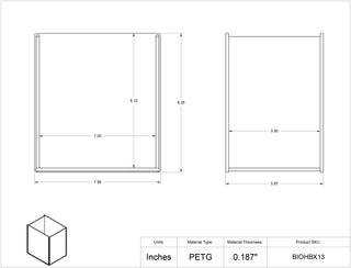Poltex Biohazard Bag Box