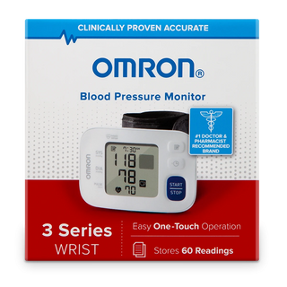OMRON 3 Series® Wrist Blood Pressure Monitor, BP6100-3