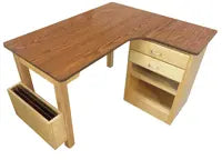 Bailey Manufacturing Model 378 Hand Therapy Table & Desk with shelves and drawers