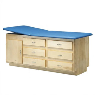 Bailey Manufacturing Model 4305 Cabinet Treatment Table with blue top on a white background