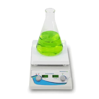 Benchmark Scientific 7x7" Digital Hotplate Stirrers on a white background