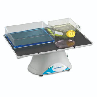 Benchmark Scientific B3D1308 BlotBoy™ 3D Rocker with clear lid on a white background