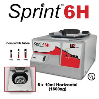 Benchmark Scientific C5000-6H Sprint™ 6H Clinical Centrifuge with 6 x 10ml Swing Out Rotor with compatible tubes