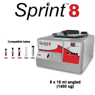 Compatible tubes for Benchmark Scientific C5000-8 Sprint™ 8 Clinical Centrifuge on a white background