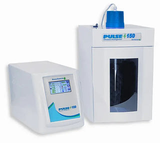 Benchmark Scientific DP0150 Pulse 150 UltraSonic Homogenizer labeled 'Pulse 150' on a white background.