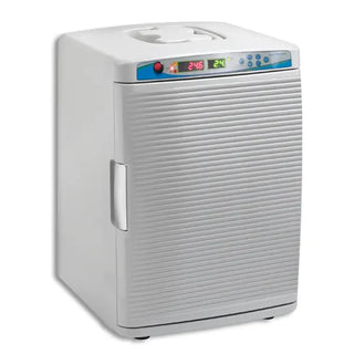 White Benchmark Scientific H2300-HC2 myTemp™ Co2 Mini Digital Incubator with digital display on a white background
