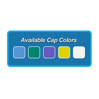 Available Cap Colors for Benchmark Scientific Hybex™ Media Storage Bottles (GL45)