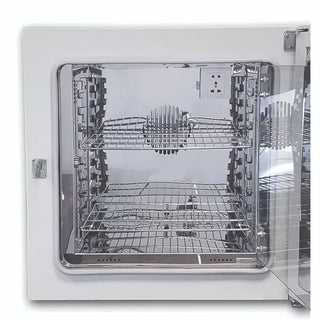 Benchmark Scientific SureTemp™ Dual Convection Incubators with open door showing interior racks on a white background