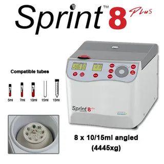 Compatible tubes for Benchmark Scientific Z207-A Sprint™ 8 Plus Clinical Centrifuge, with 8 x 15ml Fixed Rotor on a white background