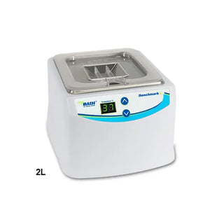 Benchmark Scientific myBath Series Digtal Water Baths with digital display on a white background