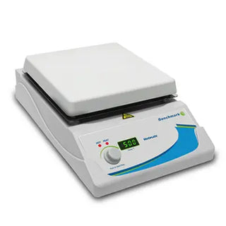 WhiteBenchmark Scientific H3770-H 7x7" Digital Hotplate with digital display on a white background