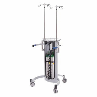Blickman NZ9000 Nezzie Ambulation Device, 304 Stainless Steel, 4” Twin Wheel, 7/8” Diameter, 18GA 