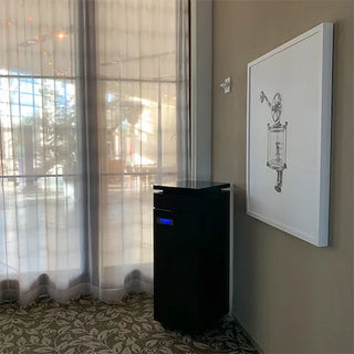 Bluezone 10-BZ-9009-RTGB Model 450 Ready-to-Go Tower Black UV Air Purifier