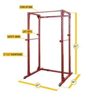 Body-Solid Best Fitness BFPR100B Power Rack, 500 lb. Weight Capacity