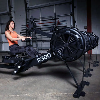 Body-Solid Endurance R300 Indoor Rower, Polar Compatible Wireless HR