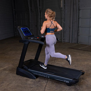 Body-Solid Endurance T25 Treadmill, 2.0 HP continuous duty 4.0 HP peak motor