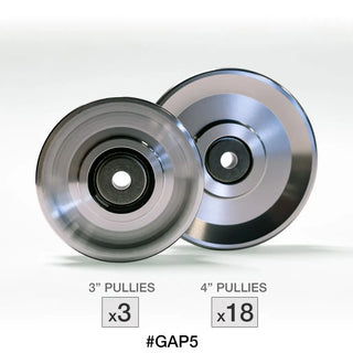 Body-Solid GAP5 Aluminum Pulley Set Upgrade, Custom Fit for Body-Solid G5S