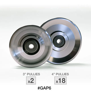 Body-Solid GAP6 Aluminum Pulley Set Upgrade, Tailored for Body-Solid G6BR