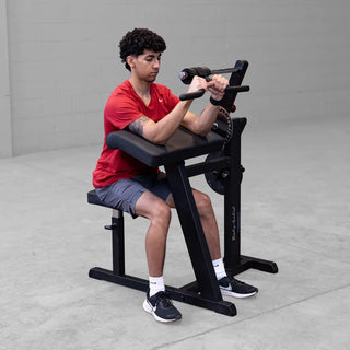 Body-Solid GCBT380B CAM Biceps and Triceps Machine - Plate Loaded